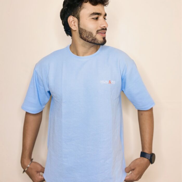 POPING Sky Blue OVERSIZED TSHIRT